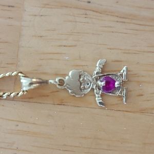 10k adorable "child" necklace